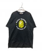 A BATHING APEアベイシングエイプ）の古着「RADIATION CAMO BUSY WORKS TEE」｜ブラック