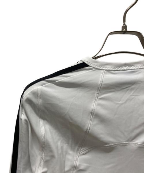 adidas（アディダス）adidas (アディダス) BALENCIAGA (バレンシアガ) ロングスリーブカットソー ホワイト×ブラック サイズ:Sの古着・服飾アイテム