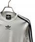 中古・古着 adidas (アディダス) BALENCIAGA (バレンシアガ) ロングスリーブカットソー ホワイト×ブラック サイズ:S：23000円