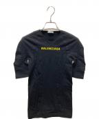BALENCIAGAバレンシアガ）の古着「プリントTシャツ」｜ブラック