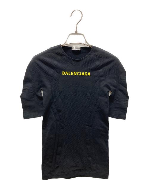 BALENCIAGA（バレンシアガ）BALENCIAGA (バレンシアガ) プリントTシャツ ブラック サイズ:36の古着・服飾アイテム