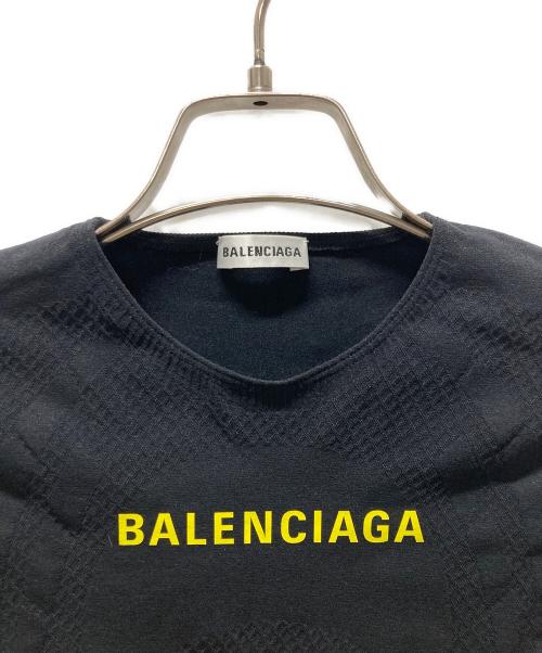 BALENCIAGA（バレンシアガ）BALENCIAGA (バレンシアガ) プリントTシャツ ブラック サイズ:36の古着・服飾アイテム