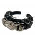 TOGA TOO（トーガ・トゥ）の古着「Leather Braid Bangle」｜ブラック