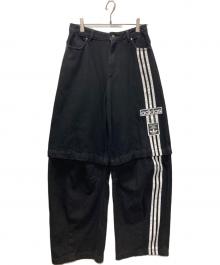 adidas Originals（アディダスオリジナル）の古着「アディブレイク デニム 2-In-1 パンツ/デニムパンツ」｜ブラック