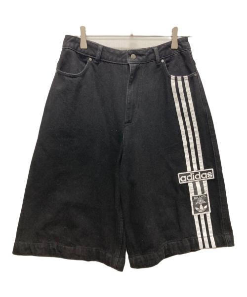 adidas Originals（アディダスオリジナル）adidas Originals (アディダスオリジナル) アディブレイク デニム 2-In-1 パンツ/デニムパンツ ブラック サイズ:28の古着・服飾アイテム
