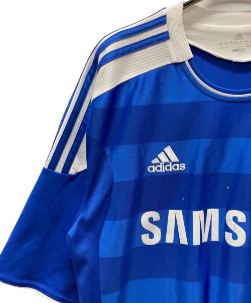 adidas（アディダス）adidas (アディダス) チェルシー 11/12 ユニフォーム ブルー サイズ:2XOの古着・服飾アイテム