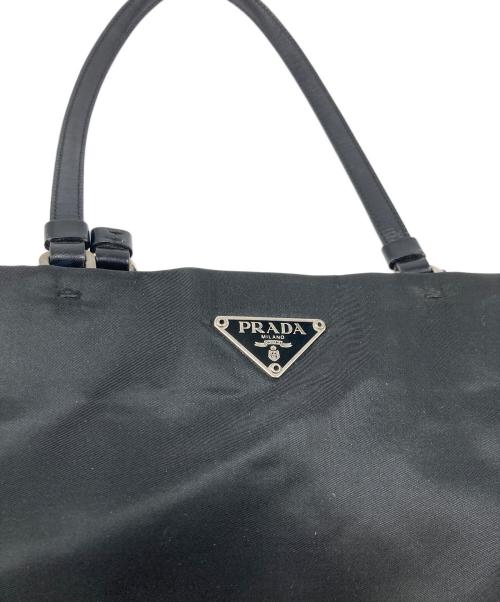 PRADA（プラダ）PRADA (プラダ) ナイロントートバッグ ブラックの古着・服飾アイテム