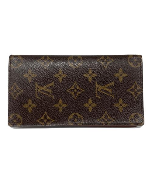 LOUIS VUITTON（ルイ ヴィトン）LOUIS VUITTON (ルイ ヴィトン) ポルトバルール カルトクレディ 札入れ ブラウンの古着・服飾アイテム