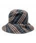 BURBERRY BLUE LABEL (バーバリー ブルー レーベル) ノバチェックリバーシブルバケットハット ブラック：5000円
