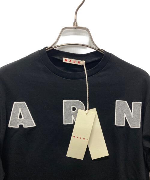 MARNI（マルニ）MARNI (マルニ) 刺繍ロングスリーブカットソー ブラック サイズ:SIZE 14(キッズ規格) 未使用品の古着・服飾アイテム