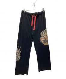 Ed Hardy（エド ハーディー）の古着「スウェットパンツ」｜ブラック