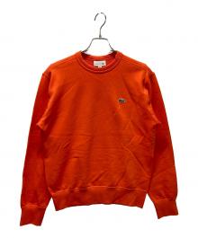LACOSTE（ラコステ）の古着「プレミアムコットンクルーネックスウェット」｜オレンジ