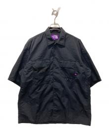 THE NORTHFACE PURPLELABEL（ザ・ノースフェイス パープルレーベル）の古着「FIELD H/S SHIRT/フィルド ハーフスリーブ シャツ」｜ブラック