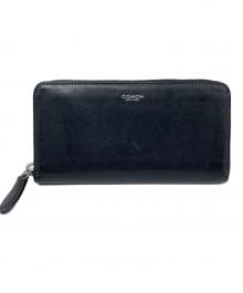 COACH（コーチ）の古着「アコーディオン ウォレット」｜ブラック