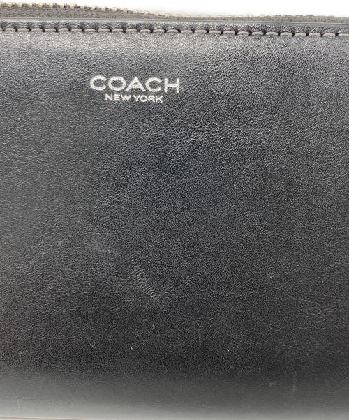 COACH（コーチ）COACH (コーチ) アコーディオン ウォレット ブラックの古着・服飾アイテム
