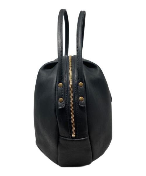 CLEDRAN（クレドラン）CLEDRAN (クレドラン) MELO BALL TOTE/ブロードレザーボールトートバッグ ブラックの古着・服飾アイテム