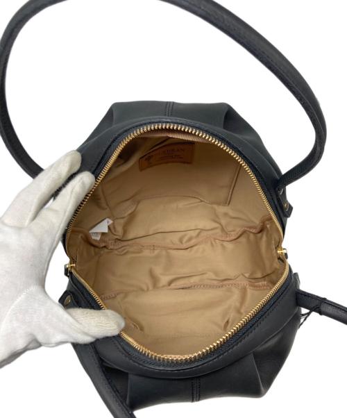 CLEDRAN（クレドラン）CLEDRAN (クレドラン) MELO BALL TOTE/ブロードレザーボールトートバッグ ブラックの古着・服飾アイテム