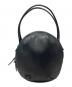 CLEDRAN (クレドラン) MELO BALL TOTE/ブロードレザーボールトートバッグ ブラック：6000円