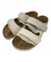 BIRKENSTOCK（ビルケンシュトック）の古着「Uji ヌバックサンダル」｜ベージュ×アイボリー