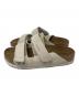 BIRKENSTOCK (ビルケンシュトック) Uji ヌバックサンダル ベージュ×アイボリー サイズ:24：5000円