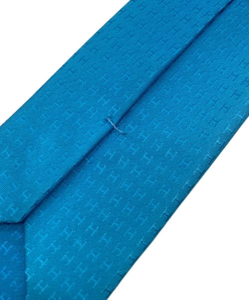 HERMES（エルメス）HERMES (エルメス) ファソネH シルクネクタイ スカイブルー サイズ:表記無しの古着・服飾アイテム