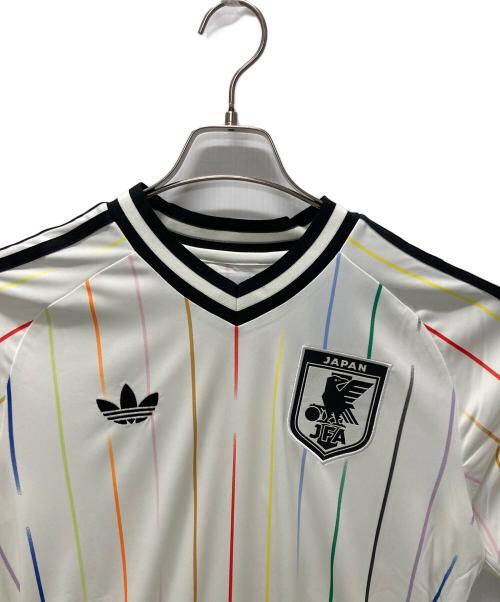 adidas Originals（アディダスオリジナル）adidas Originals (アディダスオリジナル) アウェイ レプリカ ユニフォーム ホワイト×ブラック サイズ:Lの古着・服飾アイテム
