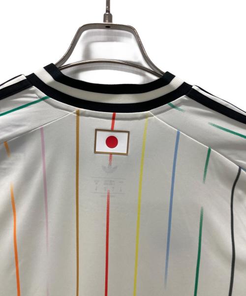 adidas Originals（アディダスオリジナル）adidas Originals (アディダスオリジナル) アウェイ レプリカ ユニフォーム 長袖 ホワイト×ブラック サイズ:XLの古着・服飾アイテム