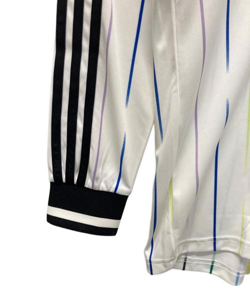 adidas Originals（アディダスオリジナル）adidas Originals (アディダスオリジナル) アウェイ レプリカ ユニフォーム 長袖 ホワイト×ブラック サイズ:XLの古着・服飾アイテム