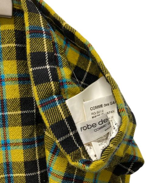 robe de chambre（ローブドシャンブル）robe de chambre (ローブドシャンブル) チェックラップスカート イエロー サイズ:FREEの古着・服飾アイテム