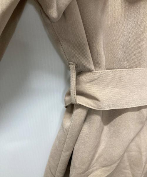 自由区（ジユウク）自由区 (ジユウク) 洗える エアフロートレンチ コート ブラウン サイズ:SIZE 36の古着・服飾アイテム