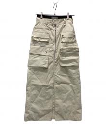 MAISON SPECIAL（メゾンスペシャル）の古着「マルチポケットレイヤードカーゴスカート/Multi Pocket Layered Cargo Skirt」｜アイボリー