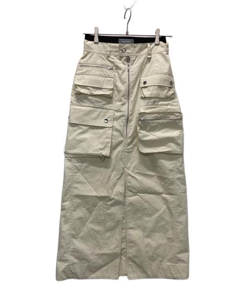 MAISON SPECIAL（メゾンスペシャル）MAISON SPECIAL (メゾンスペシャル) マルチポケットレイヤードカーゴスカート/Multi Pocket Layered Cargo Skirt アイボリー サイズ:36の古着・服飾アイテム