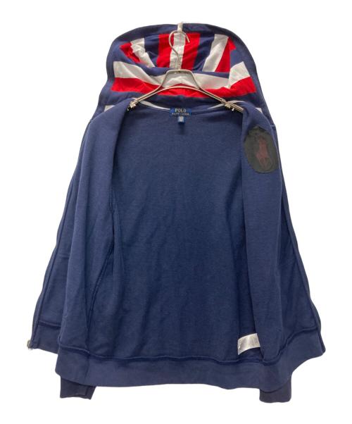 POLO RALPH LAUREN（ポロ・ラルフローレン）POLO RALPH LAUREN (ポロ・ラルフローレン) ビッグポニー ジップパーカー ネイビー サイズ:XLの古着・服飾アイテム