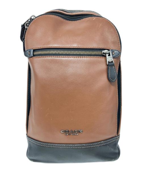 COACH（コーチ）COACH (コーチ) ボディーバッグ ブラウンの古着・服飾アイテム