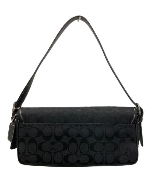 COACH（コーチ）COACH (コーチ) シグネチャー ワンショルダーバッグ ブラックの古着・服飾アイテム