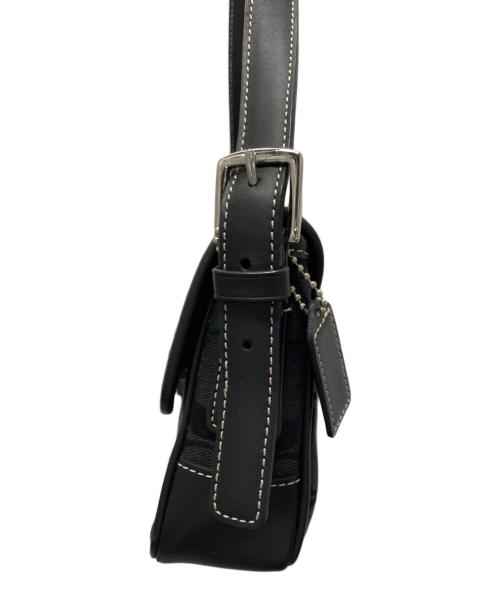 COACH（コーチ）COACH (コーチ) シグネチャー ワンショルダーバッグ ブラックの古着・服飾アイテム