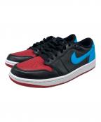 NIKEナイキ）の古着「WMNS Air Jordan 1 Retro LOW OG」｜ブラック×ブルー×レッド