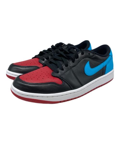 NIKE（ナイキ）NIKE (ナイキ) WMNS Air Jordan 1 Retro LOW OG ブラック×ブルー×レッド サイズ:27.5cm 未使用品の古着・服飾アイテム