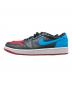 NIKE (ナイキ) WMNS Air Jordan 1 Retro LOW OG ブラック×ブルー×レッド サイズ:27.5cm 未使用品：7000円