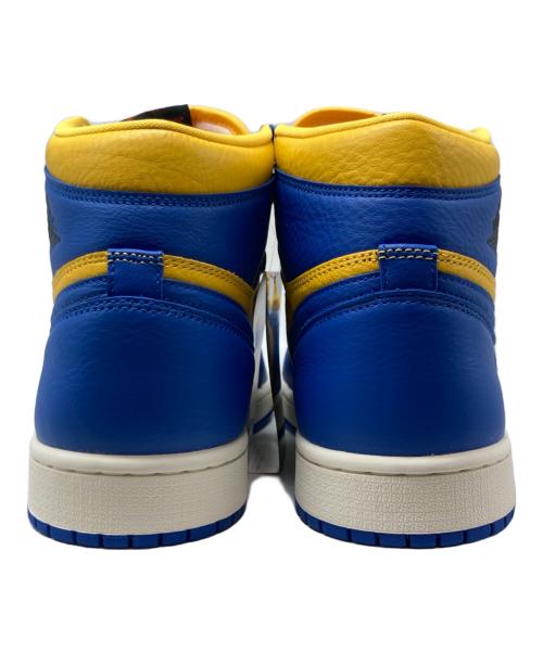 NIKE（ナイキ）NIKE (ナイキ) Air Jordan 1 High OG イエロー×ブルー サイズ:27.5cm 未使用品の古着・服飾アイテム