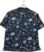 THE NORTH FACEザ ノース フェイス）の古着「S/S Aloha Vent Shirt」｜ネイビー