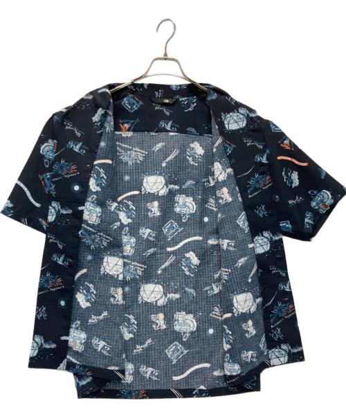 THE NORTH FACE（ザ ノース フェイス）THE NORTH FACE (ザ ノース フェイス) S/S Aloha Vent Shirt ネイビー サイズ:Lの古着・服飾アイテム