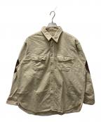 L.L.Beanエルエルビーン）の古着「80‘sエルボーパッチシャツ」｜ベージュ