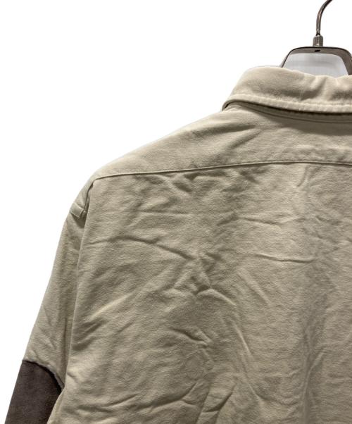 L.L.Bean（エルエルビーン）L.L.Bean (エルエルビーン) 80‘sエルボーパッチシャツ ベージュ サイズ:18の古着・服飾アイテム