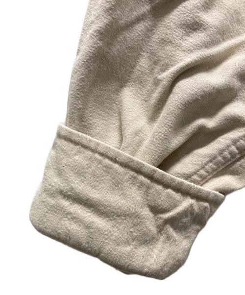 L.L.Bean（エルエルビーン）L.L.Bean (エルエルビーン) 80‘sエルボーパッチシャツ ベージュ サイズ:18の古着・服飾アイテム
