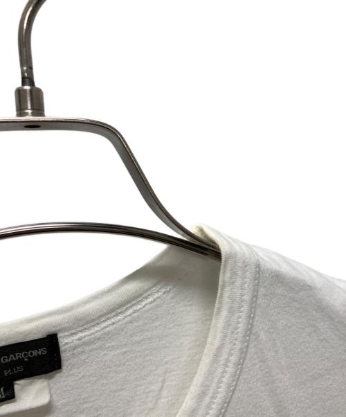 COMME des GARCONS HOMME PLUS（コムデギャルソンオムプリュス）COMME des GARCONS HOMME PLUS (コムデギャルソンオムプリュス) プリントロングスリーブカットソー ホワイト サイズ:Mの古着・服飾アイテム
