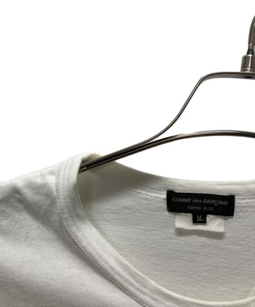 COMME des GARCONS HOMME PLUS（コムデギャルソンオムプリュス）COMME des GARCONS HOMME PLUS (コムデギャルソンオムプリュス) プリントロングスリーブカットソー ホワイト サイズ:Mの古着・服飾アイテム