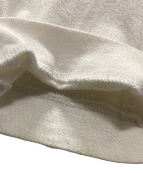 COMME des GARCONS HOMME PLUS（コムデギャルソンオムプリュス）COMME des GARCONS HOMME PLUS (コムデギャルソンオムプリュス) プリントロングスリーブカットソー ホワイト サイズ:Mの古着・服飾アイテム