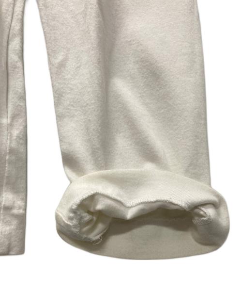 COMME des GARCONS HOMME PLUS（コムデギャルソンオムプリュス）COMME des GARCONS HOMME PLUS (コムデギャルソンオムプリュス) プリントロングスリーブカットソー ホワイト サイズ:Mの古着・服飾アイテム