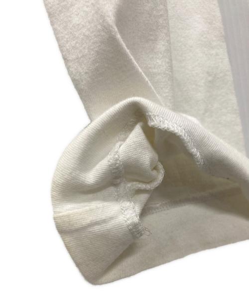 COMME des GARCONS HOMME PLUS（コムデギャルソンオムプリュス）COMME des GARCONS HOMME PLUS (コムデギャルソンオムプリュス) プリントロングスリーブカットソー ホワイト サイズ:Mの古着・服飾アイテム